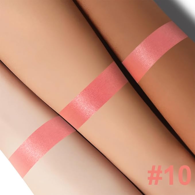 Blush Stick, Multi-use Blush Stick for Cheeks, Eyes, Lips, Silky Creamy Face Stick for Old Women & Mature Skin, Blendable and Buildable Color, Long Lasting Waterproof Non-greasy Formula (#10, Blush)