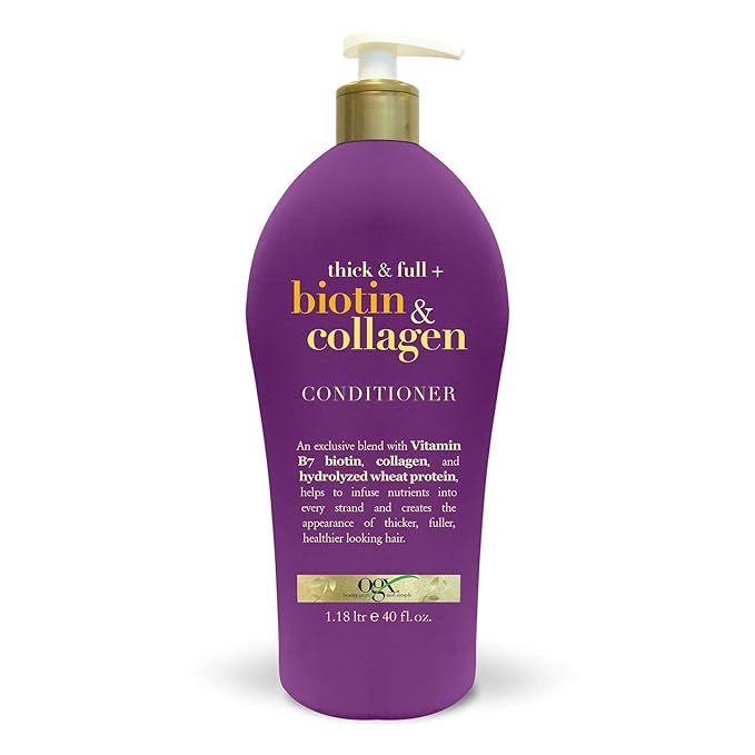 OGX Thick & Full Biotin Collagen Conditioner, 40 FL OZ