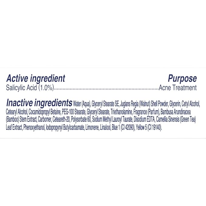 St. Ives Blackhead Clearing Face Scrub, Clears Blackheads & Unclogs Pores, Green Tea & Bamboo, Salicylic Acid Acne Treatment Facial Scrub, Moderate Exfoliator with Natural Exfoliants 6 oz, 6 Pack