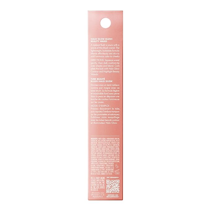 e.l.f. Halo Glow Blush Beauty Wand, Liquid Blush Cruelty-free, Pink-Me-Up