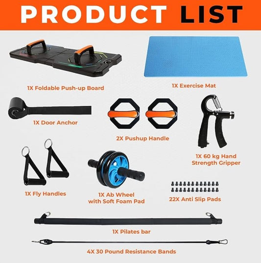 "Elevate Your Fitness Journey to Unprecedented Heights 22-in-1 Foldable