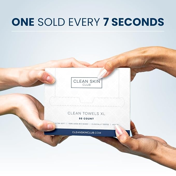 Clean Skin Club Clean Towels XL, USDA Certified