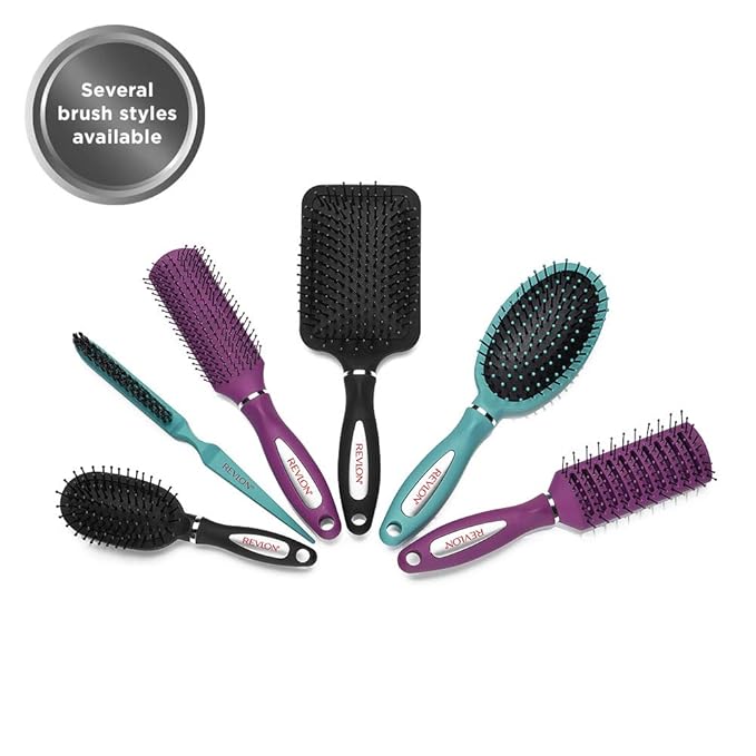 Revlon Detangle & Smooth Berry Cushion Hair Brush
