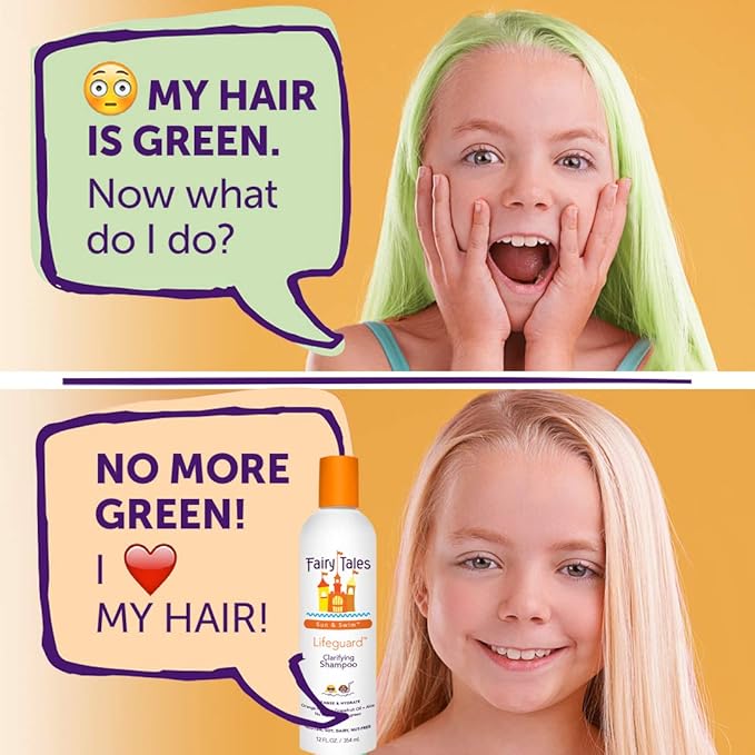 Fairy Tales Swimmer Conditioner for Kids - 32 oz | Made with Natural Ingredients in the USA | Replenish and Restore from Chlorine and Salt Damage | No Parabens, Sulfates, or Synthetic Dyes