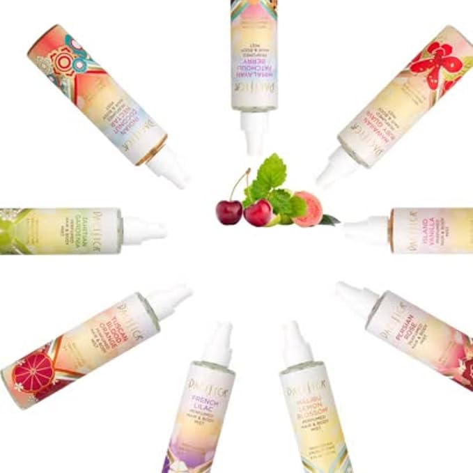 Pacifica Mini Island Vanilla Hair Mist Perfume and Full Body Spray for Women - Body Mist Fragrance Spray for A Mood-Lifting Experience, Paraben-Free, Clean Beauty Alcohol-Free, Vegan 2 oz