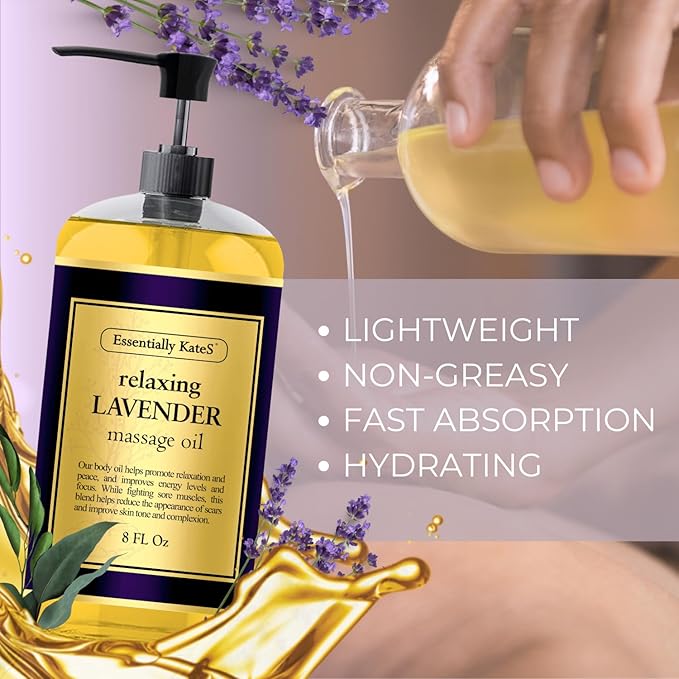 Lavender Massage Oil 8 Fl Oz
