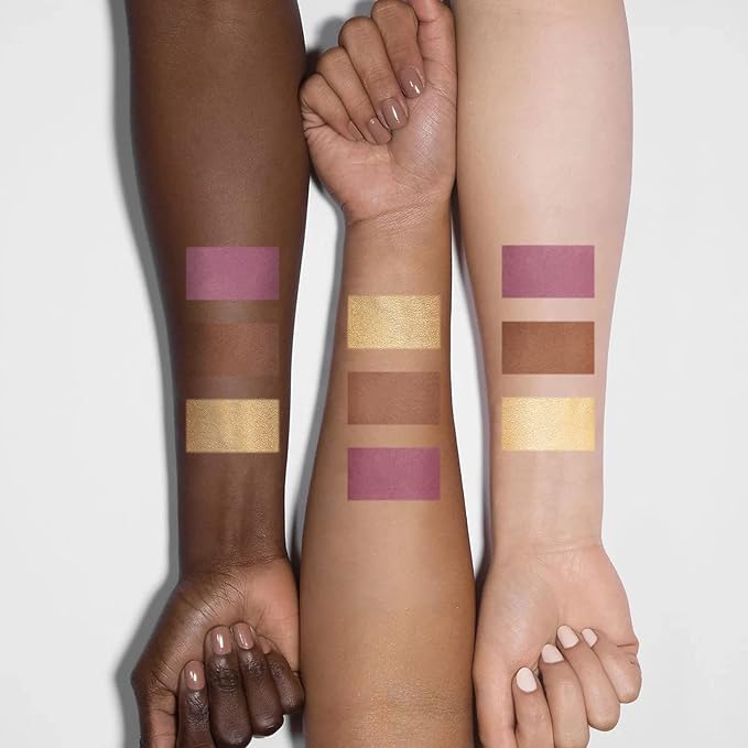 FOCALLURE Blush and Highlighter Palette,3 in 1 Contour Palette,Cruelty-Free Matte Bronzer Powder,Shimmer Illuminator Highlighters for a Glowing Look,#07