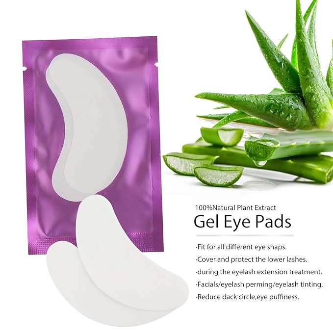 100pairs eyelash extension gel patches