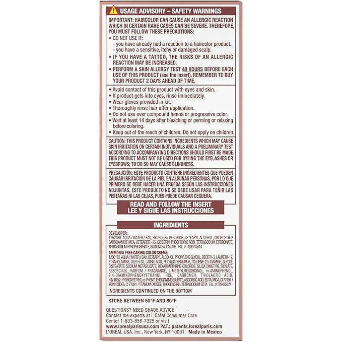 L’Oreal Paris Excellence Universal Nudes Permanent Hair Color, Ammonia Free Hair Dye for Gray Hair Coverage, 2N Natural Soft Black, 1 Hair Dye Kit