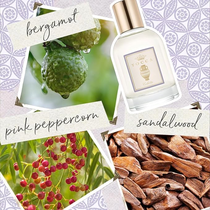 Tocca Women's Perfume (20 ml) & Dry Body Oil (100 ml) Set in Colette - Warm Floral, Bergamot, Sandalwood, Pink Peppercorn