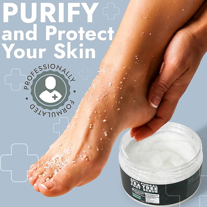 Tea Tree Foot Scrub with Salicylic