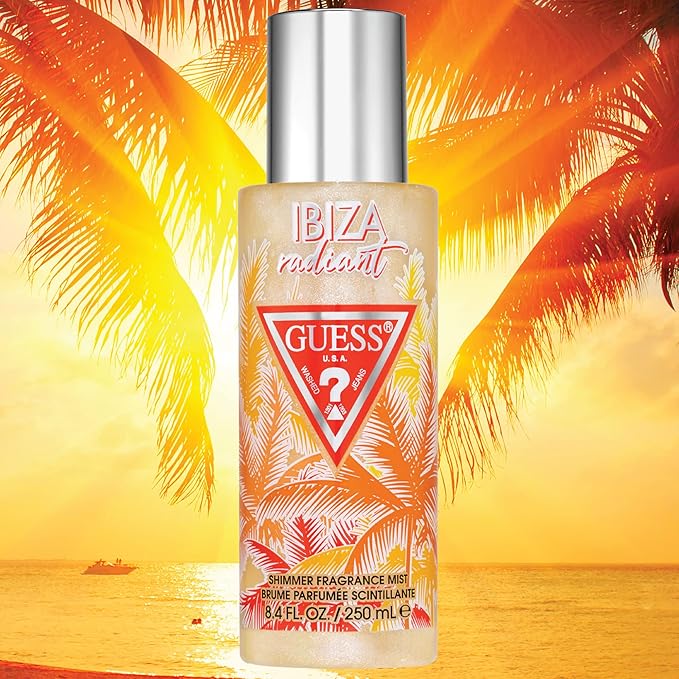 GUESS Ibiza Radiant Shimmer Fragrance Mist Women 8.4 oz (Pack of 3)