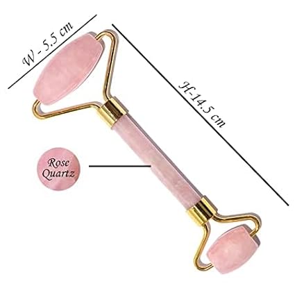 Rose Quartz Roller and Gua sha Anti-aging