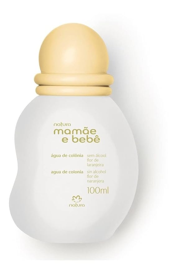 natura - Linha Mamae e Bebe - Agua de Colonia Flor de Laranjeira sem Alcool 100 Ml - (Mom & baby Collection - Orange Blossom Cologne without Alcohol 3.38 Fl Oz)
