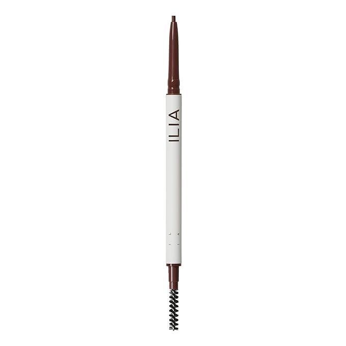 ILIA - In Full Micro-Tip Brow Pencil | Non-Toxic, Vegan, Cruelty-Free, Clean Makeup (Auburn Brown)