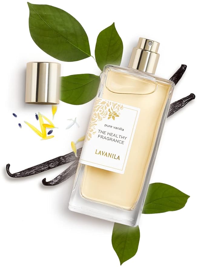 Lavanila Pure Vanilla Perfume Set for Women (1.7 Fl Oz + 10ml Roller-Ball) - Pure Madagascar Vanilla Fragrance, Clean and Natural Eau de Parfum Made In USA