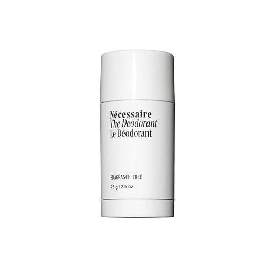 Nécessaire The Deodorant Fragrance-Free | Natural Aluminum Free Deodorant For Women & Men. Extra Strength Treatment with Mandelic Acid. Free of Baking Soda, Ozokerite & Parabens (75 g/2.5 oz)