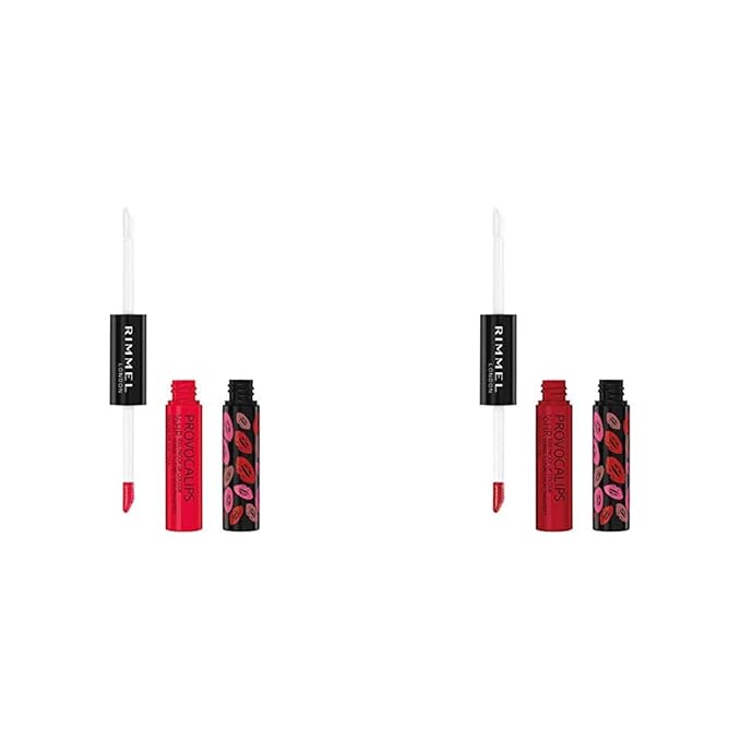 Rimmel Provocalips 16hr Kissproof Lipstick, Kiss Me You Fool, 0.14 Fluid Ounce Provocalips 16hr Kissproof Lipstick, Play with Fire