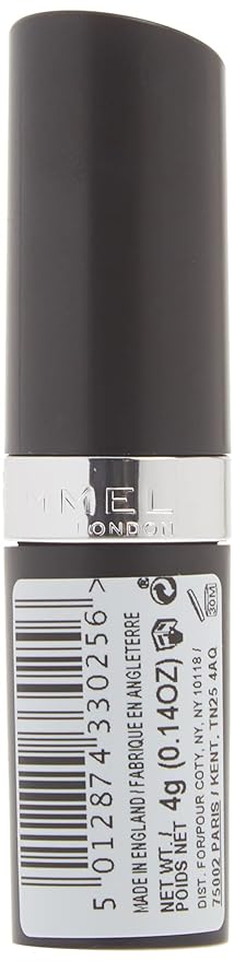 Rimmel Lasting Finish Lipstick - Up to 8 Hours of Intense Lip Color with Color Protect Technology and Exclusive Black Diamond Complex - 264 Coffee Shimmer, .14oz