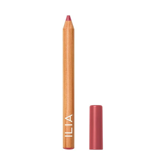 ILIA - Lip Sketch Hydrating Crayon | Non-Toxic, Cruelty-Free, Hyaluronic Acid, Hydrating + Long Lasting, Crease-Resistant, Demi-Matte (Pink Door)