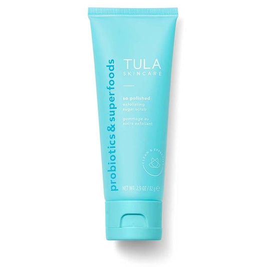 TULA Skin Care So Polished Exfoliating Sugar Scrub Complexion, . 2.9 oz