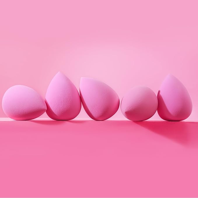 BEAKEY Latex-Free Blender Makeup Sponge for Blending, Pink