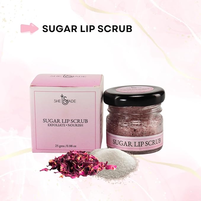 Sugar & Dried Rose Petals Lip
