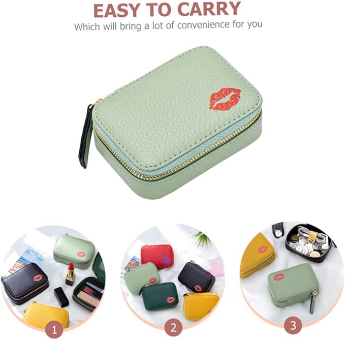 Mobestech Cosmetic Bag Lipsticks Pouch Lipstick Travel Case Bag