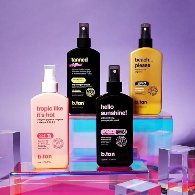 b.tan UV Tanning Bed Lotion | Darkest Tanning Lotion - Indoor Outdoor Tan Bronzer Accelerator, Best Browning Lotion, 12 Fl Oz