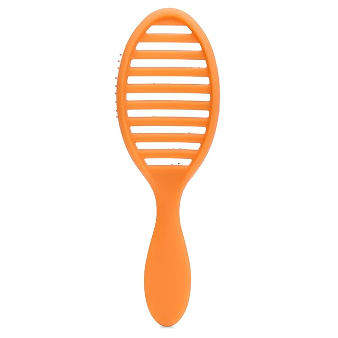 Wet Brush Speed Dry Hair Brush, Orange Crush (Summer Quencher) - Vented Design & Soft HeatFlex Bristles Are Blow Dry Safe - Ergonomic Handle Manages Tangles - Pain-Free Hair Accessories