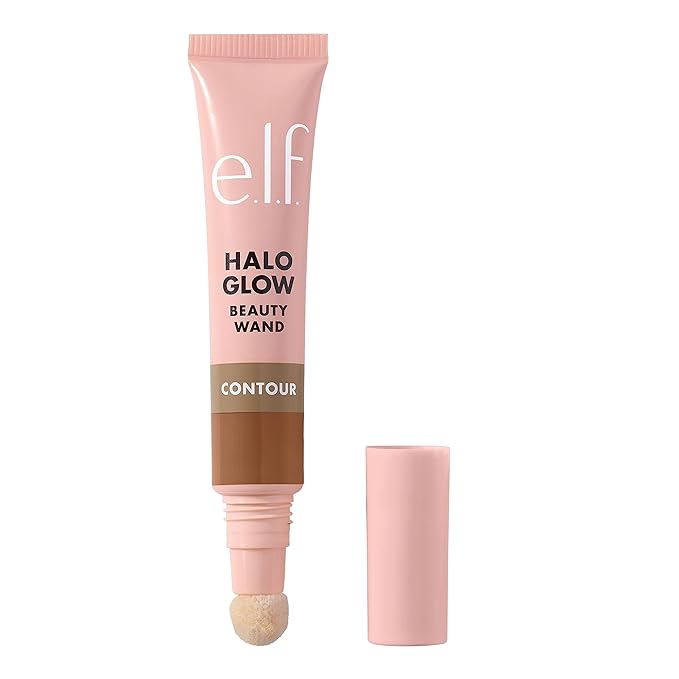 e.l.f. Halo Glow Contour Beauty Wand, Liquid Contour Cruelty-free, Light/Medium