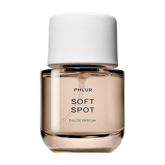 PHLUR Soft Spot Eau de Parfum - Full Size Perfume for Women & Men Fragrance - Floral Amber Musk Perfume with Bergamot, Mandarin, Jasmine, Sandalwood & Vanilla (50mL)