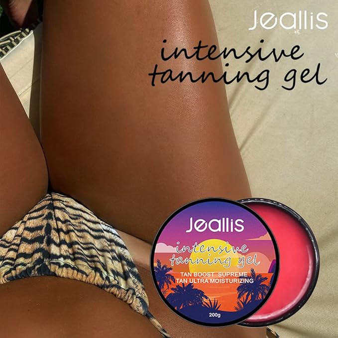 Extreme Dark Intensive Tanning Luxe Gel Watermelon, Tan Accelerator for Outdoor Sun and Tanning Beds, Sun Tanning Butter for Natural Faster Darker Tan 6.8oz