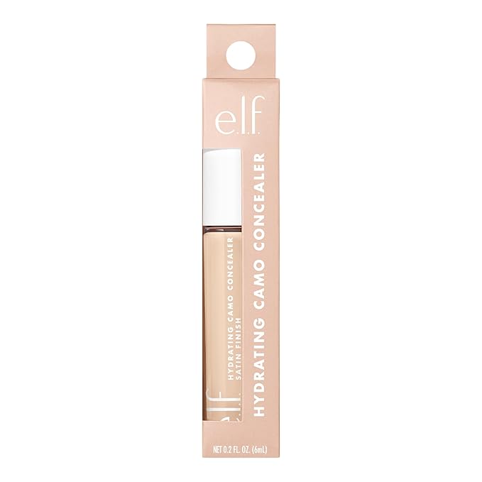 e.l.f. Hydrating Camo Concealer, Lightweight, Full Coverage, Long Fl Oz