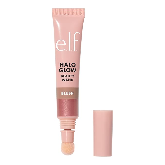 e.l.f. Halo Glow Blush Beauty Wand, Liquid Blush Cruelty-free, Pink-Me-Up