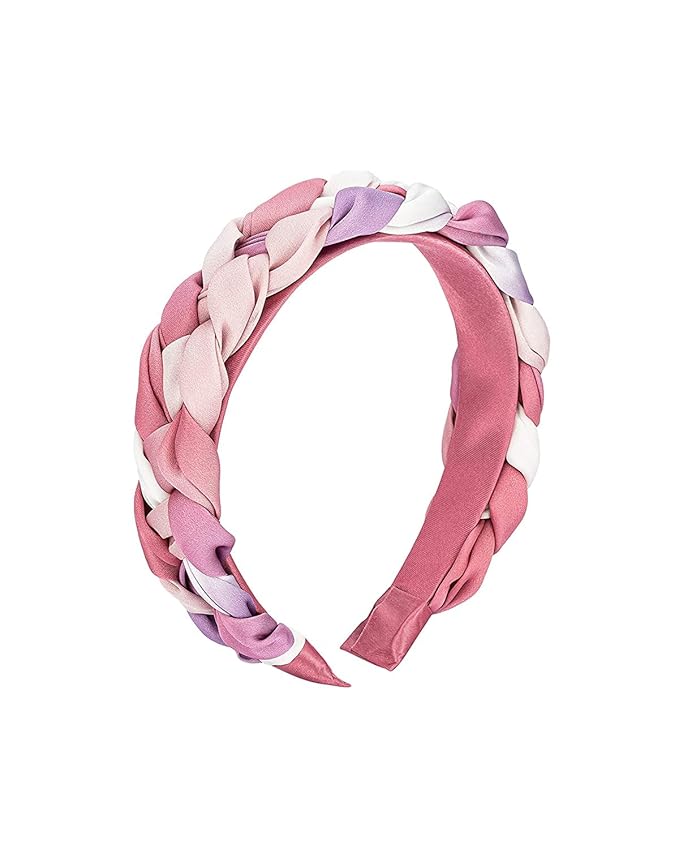 GOODY Ouchless Headband For All Hair Types - Watercolor, Pink - Comfort Fit for All-Day Wear - Beautiful Design for Instant Style - Pain-Free Hair Accessories for Women, Men, Boys & Girls