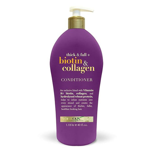 OGX Thick & Full Biotin Collagen Conditioner, 40 FL OZ