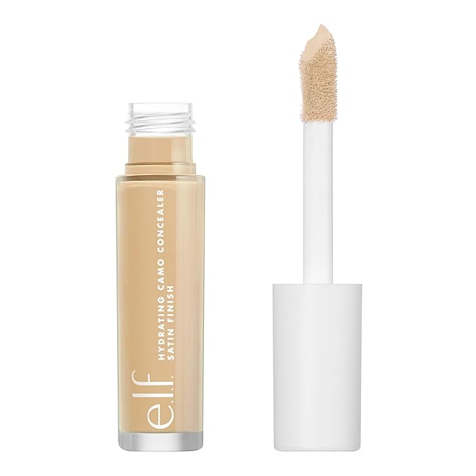 e.l.f. Hydrating Camo Concealer, Satin Finish, 25 Shades, Fl Oz