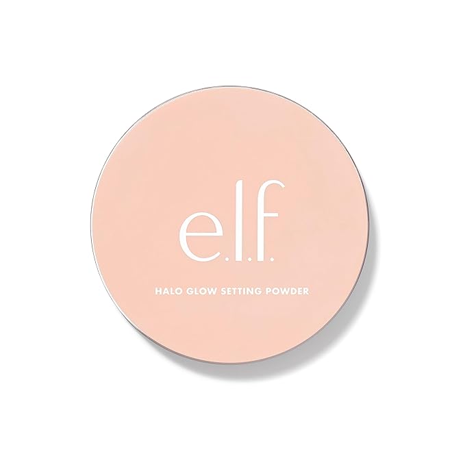e.l.f., Halo Glow Setting Powder, Silky, Weightless, Blurring, Semi-Matte Finish, 0.24 Oz