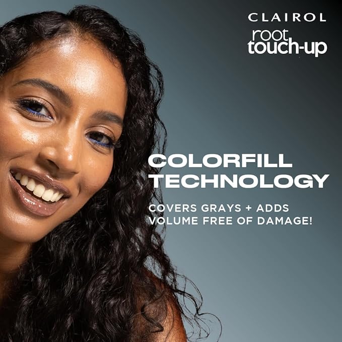 Clairol Root Touch-Up Color + Volume 2-in-1 Temporary Spray, Medium Brown Hair Color, Pack of 1
