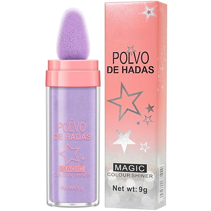 Polvo De Hadas Fairy Dust Highlight Patting Powder Fantasy Purple)