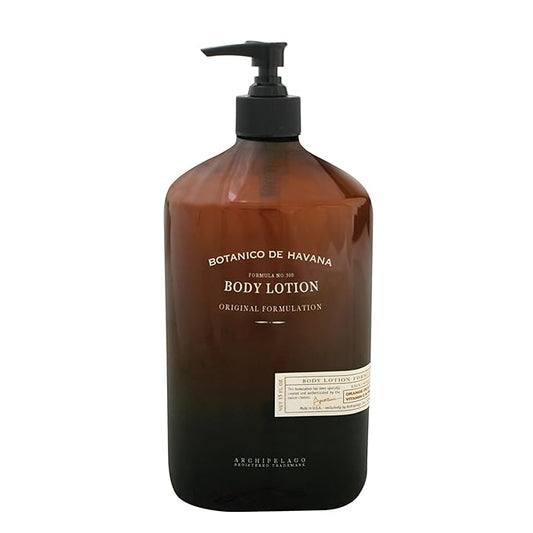 Archipelago Botanicals Botanico De Havana Lotion, Moisturizing Lotion for Soft and Healthy Skin, Scented Body Lotion Free from Parabens, Phthalates and GMOs (15.3 oz)