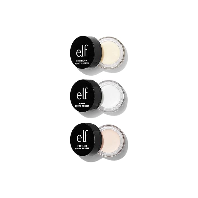 e.l.f. Cosmetics Putty Primer Trio, Includes Poreless Putty, of 1) 0.14 Oz