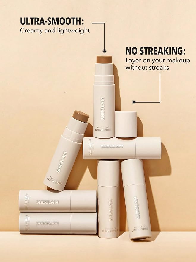 SHEGLAM Snatch 'n' Define Cream Contour Stick Long Earthy Sepia