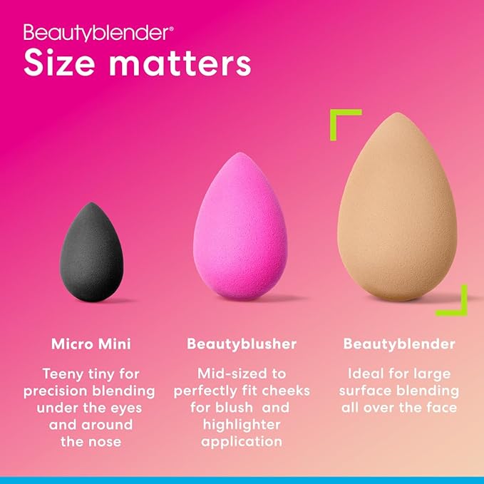beauty blender Nude Makeup Sponge for a Flawless Natural Look, Perfect with Foundations, Powders & Creams