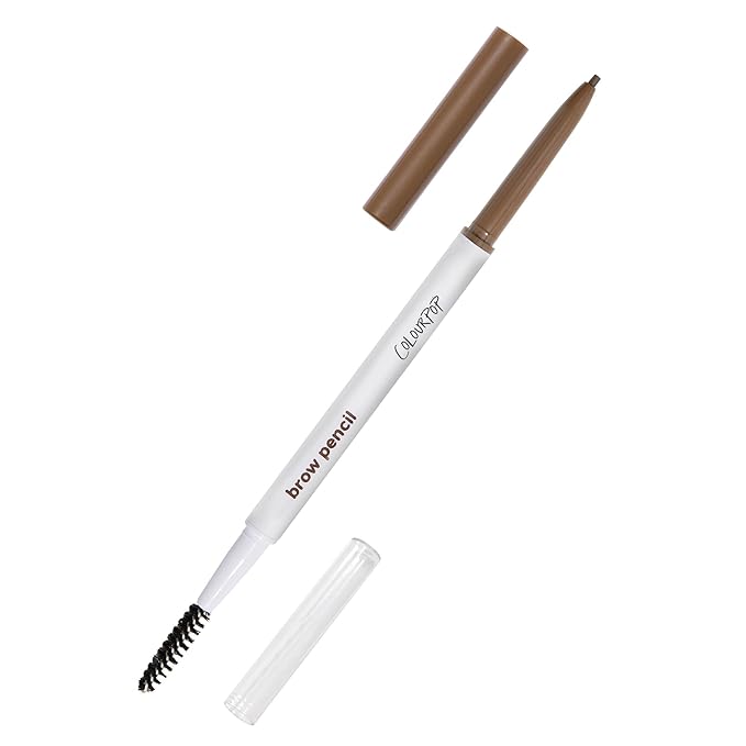 ColourPop Defining Eyebrow Pencil - Precision Brow Pencil Tip for Natural Hair-Like Strokes - Long-Lasting Buildable Color with Attached Spoolie & No Sharpening Needed - Brunette (0.003 oz)