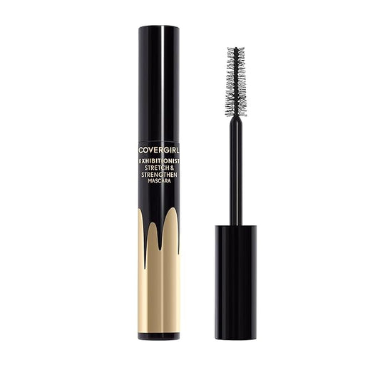 COVERGIRL Exhibitionist Stretch & Strengthen Mascara Very Black, 0.3 Fl Oz