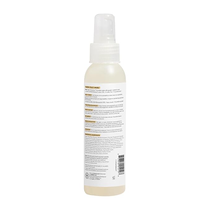 The Honest Company Conditioning Hair Detangler 3-Pack | Leave-in Conditioner + Fortifying Spray | Tear-free, Cruelty-Free, Hypoallergenic | Citrus Vanilla Refresh, 4 fl oz each (pack of 3)