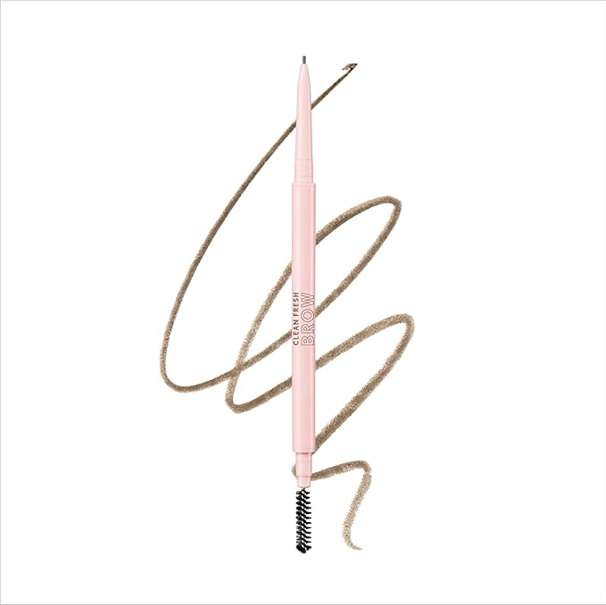 Covergirl Clean Fresh Brow Nano, 200 Blonde, Eyebrow Pencil, Ultra-Precise Tip, Waterproof, Transfer-Resistant, Built-In Spoolie, Vegan Formula, 0.001oz