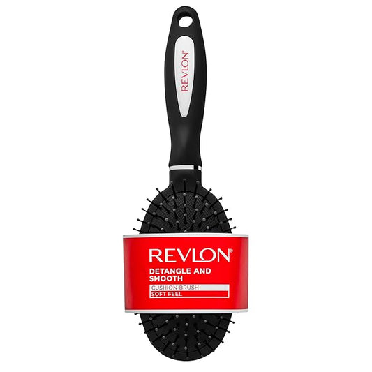 Revlon Detangle & Smooth Black Cushion Hair Brush